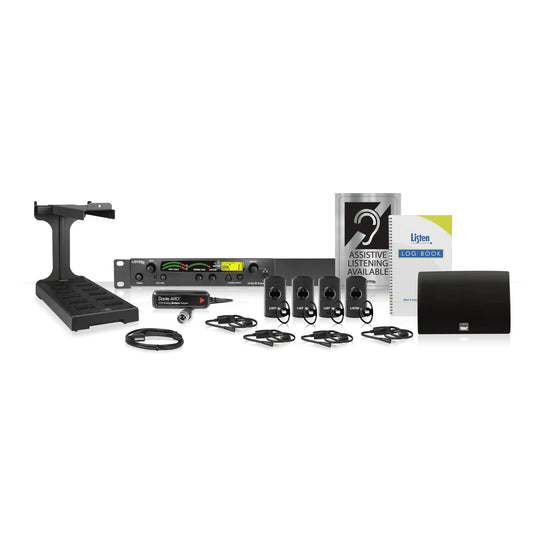 Listen Technologies ListenIR iDSP Standard System IR Package | Gray | Dante