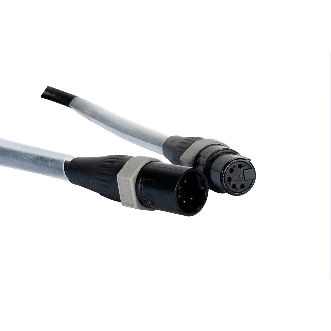 Accu-Cable AC5PDMX 5-Pin Male to 5-Pin Female DMX Cable