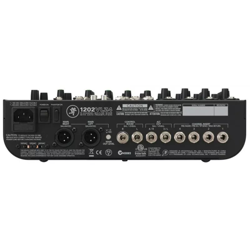 Mackie 1202VLZ4 VLZ4 Series 12-Ch Ultra Compact Mixer