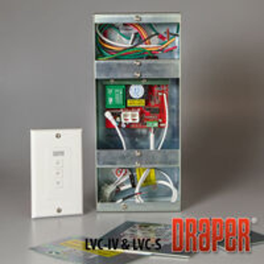 DRAPER 121223 Lvc-Iv-115V/Lvc-S Control 1 Wall Switch
