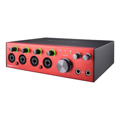Focusrite Clarett+ 4Pre 18-In / 8-Out Audio Interface