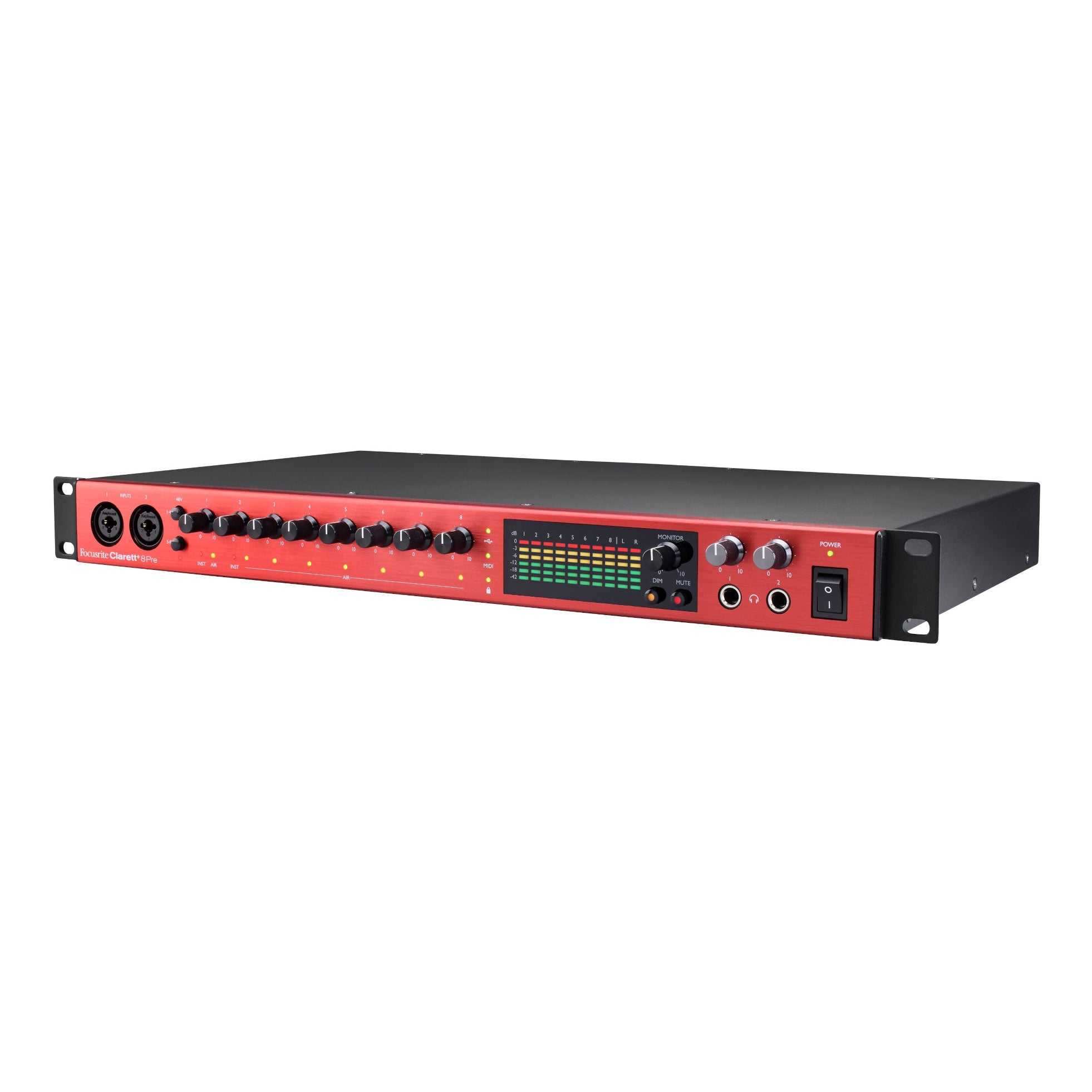 Focusrite Clarett+ 8Pre 18-In/20-Out Audio Interface – SoundPro