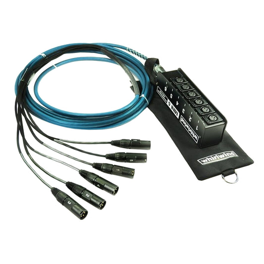 Whirlwind MS-6-M-NR Mini Audio Snake