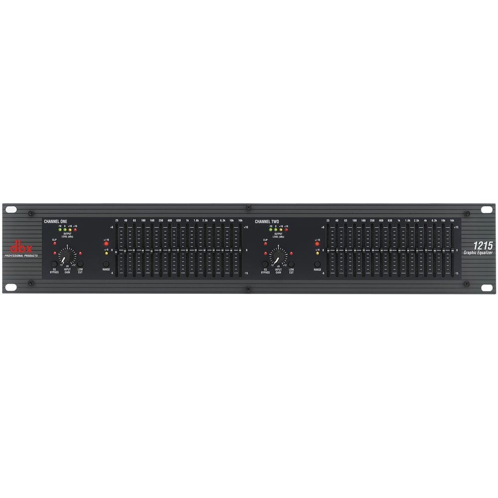 DOUGFLEE 121-5 2 Channel 15-Band Graphic Equalizer W/6 Or 15 Db Boost/Cut & Rf Filters
