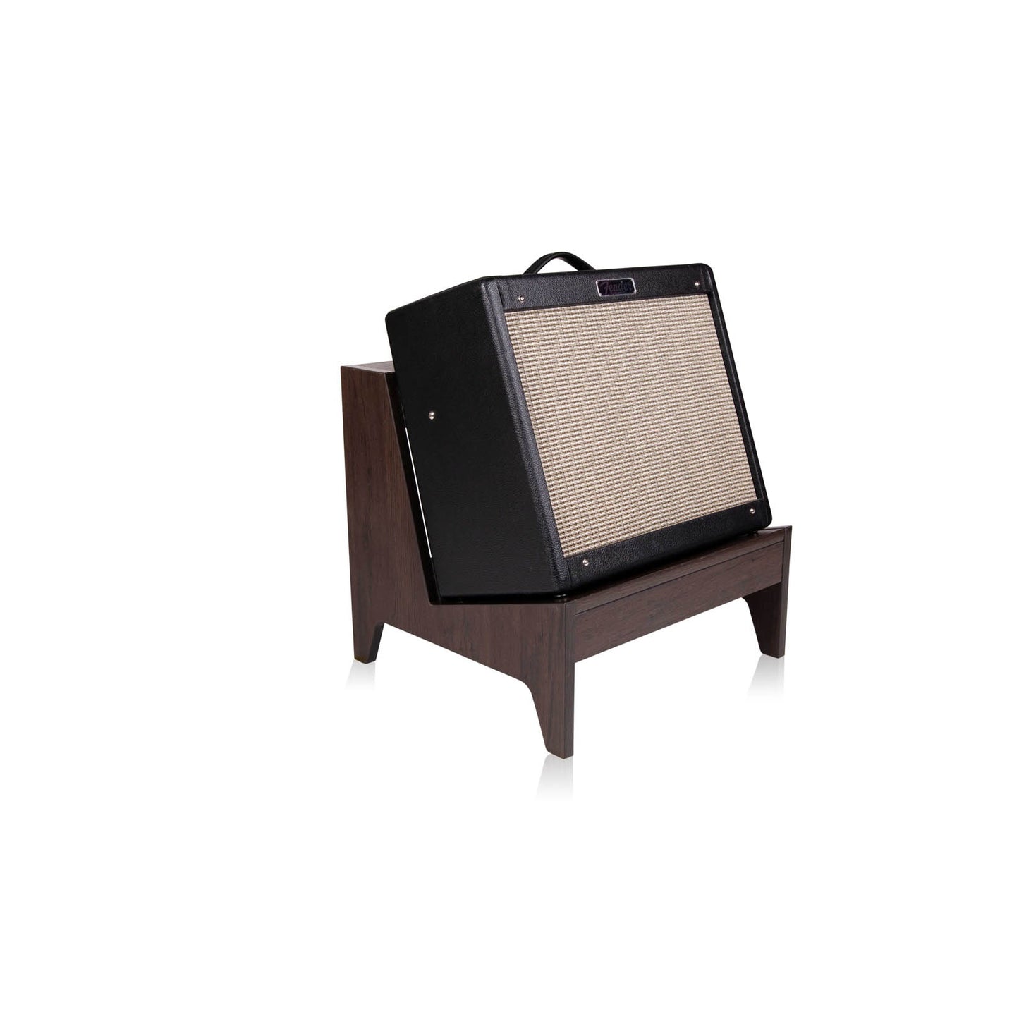 Gator GFW-ELITEGTRAMPSM-BRN Elite Series Small Guitar Amp Stand | Brown