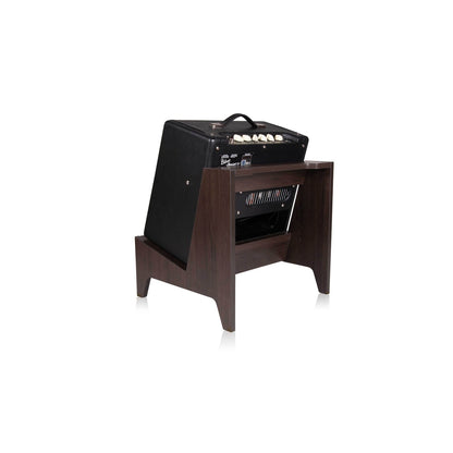 Gator GFW-ELITEGTRAMPSM-BRN Elite Series Small Guitar Amp Stand | Brown