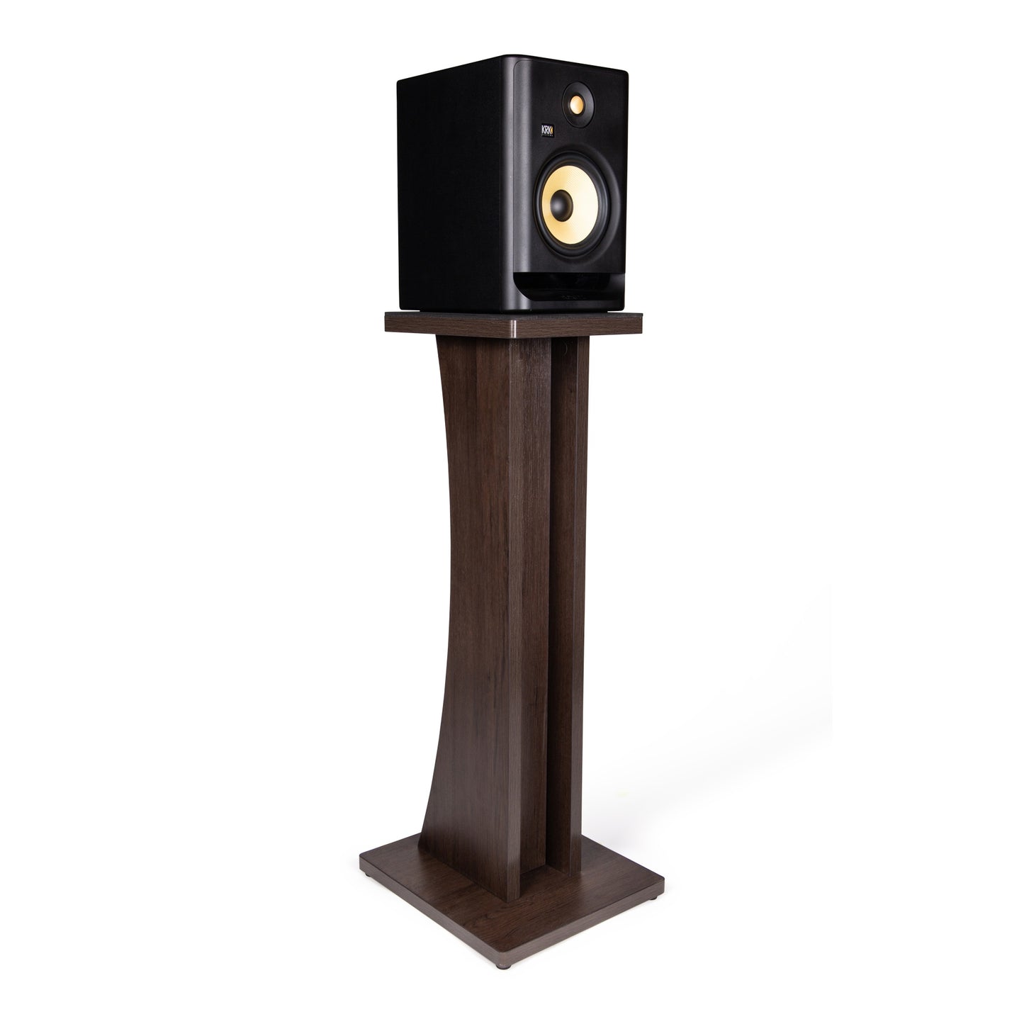 Gator GFW-ELITESPKSTMN-BRN Elite Series Studio Monitor Stand | Brown