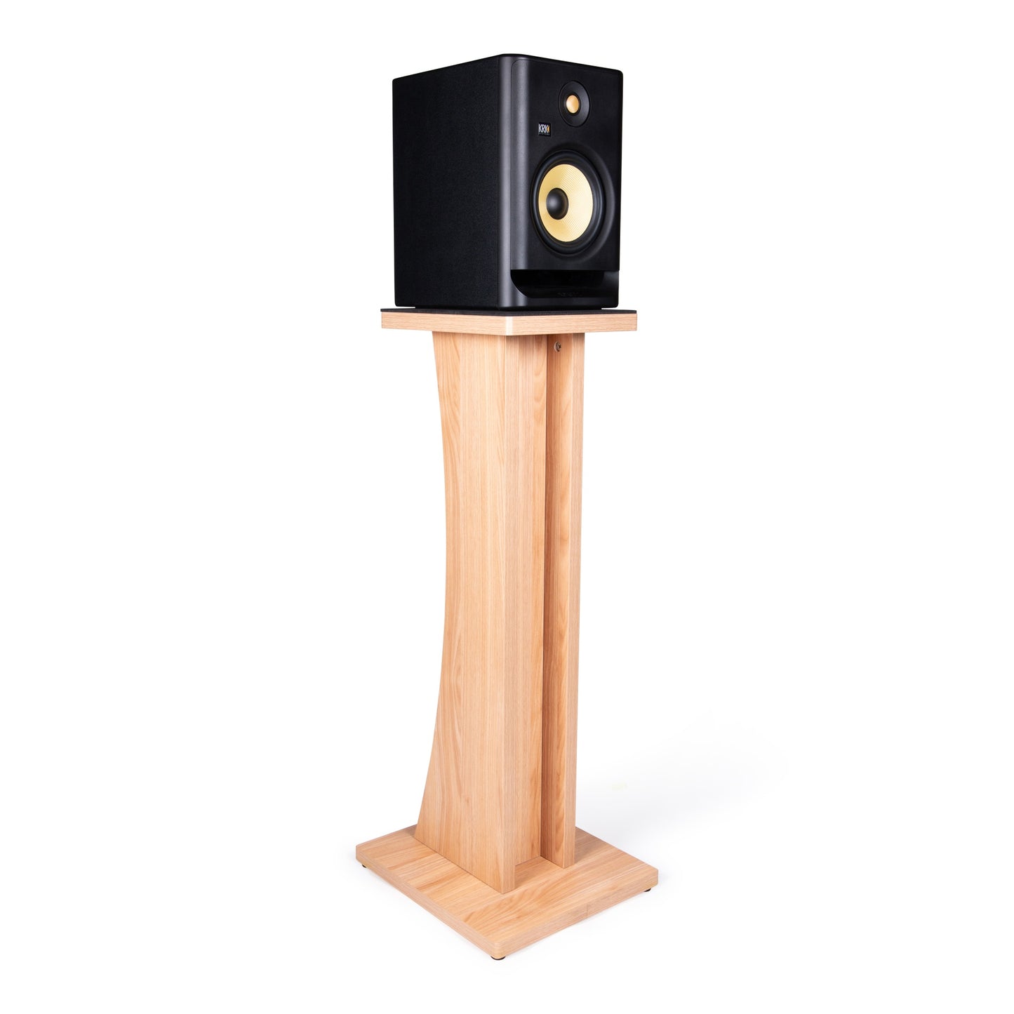 Gator GFW-ELITESPKSTMN-MPL Elite Series Studio Monitor Stand | Maple