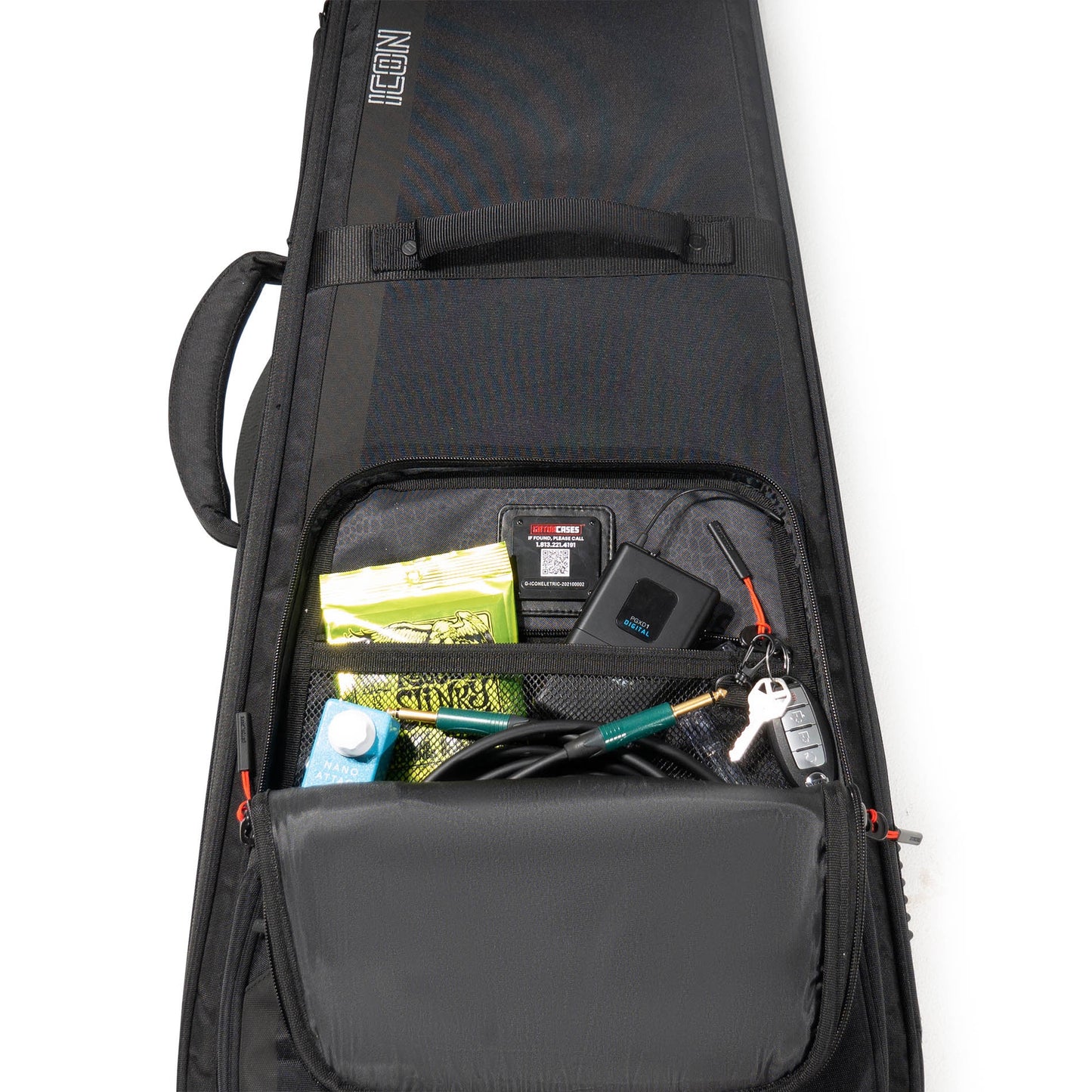 Gator G-ICONELECTRIC ICON Series Electric Guitar Gig Bag | Black
