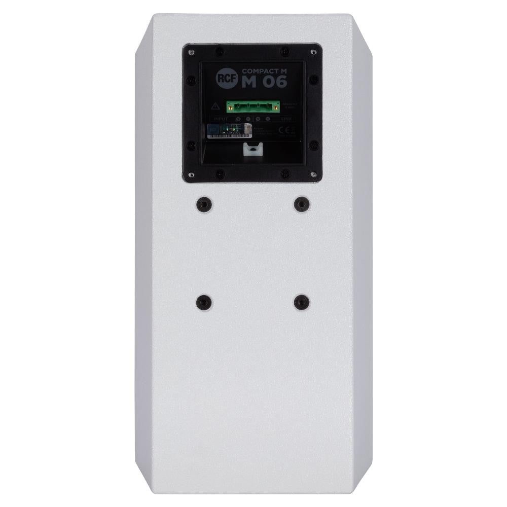 RCF COMPACT M 06 6-Inch Compact Surface Mount Speaker back, white