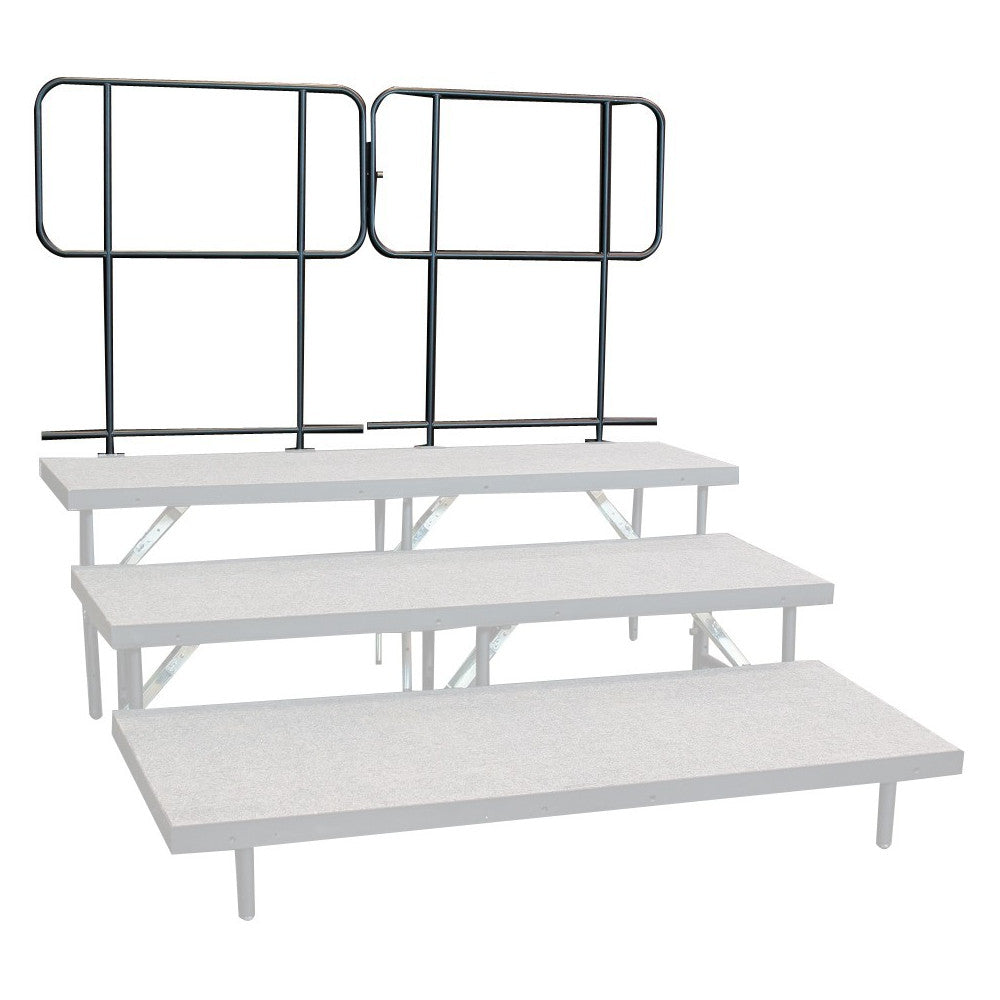 Intellistage SGRAIL4 Staging 101 4x4 Guardrails (2 Pack)