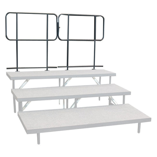 Intellistage SGRAIL4 Staging 101 4x4 Guardrails (2 Pack)
