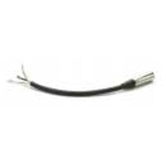 QolorPIX accessory 5-pin XLR male pigtail cable with tinned flying leads, City Theatrical