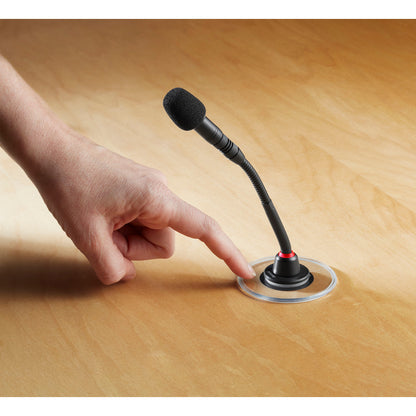 Shure A400MB Mute Button and Adapter with gooseneck mic