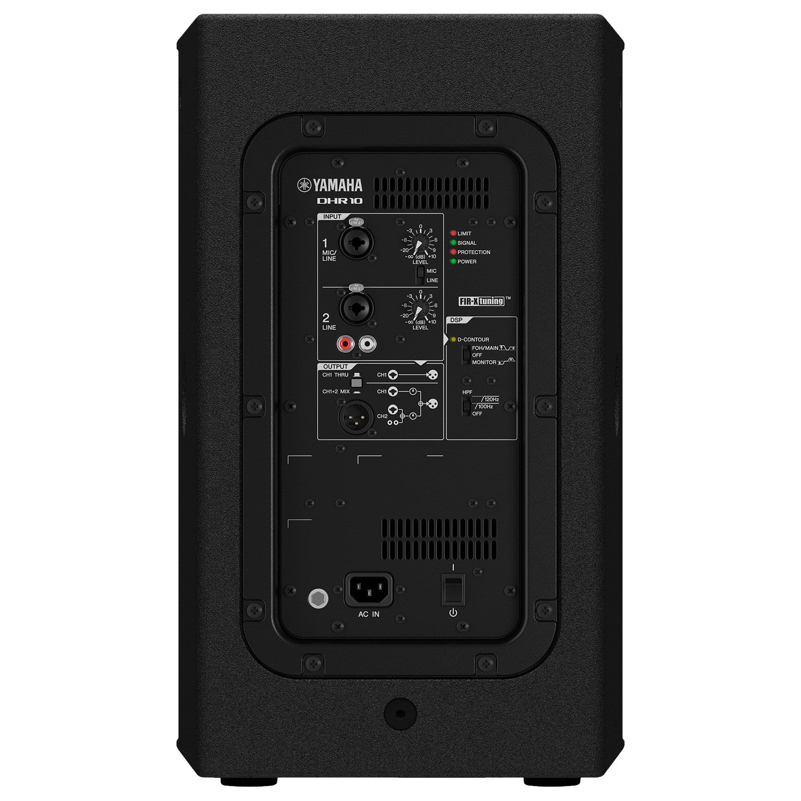 Yamaha DHR10 10 2-Way Powered Speaker back