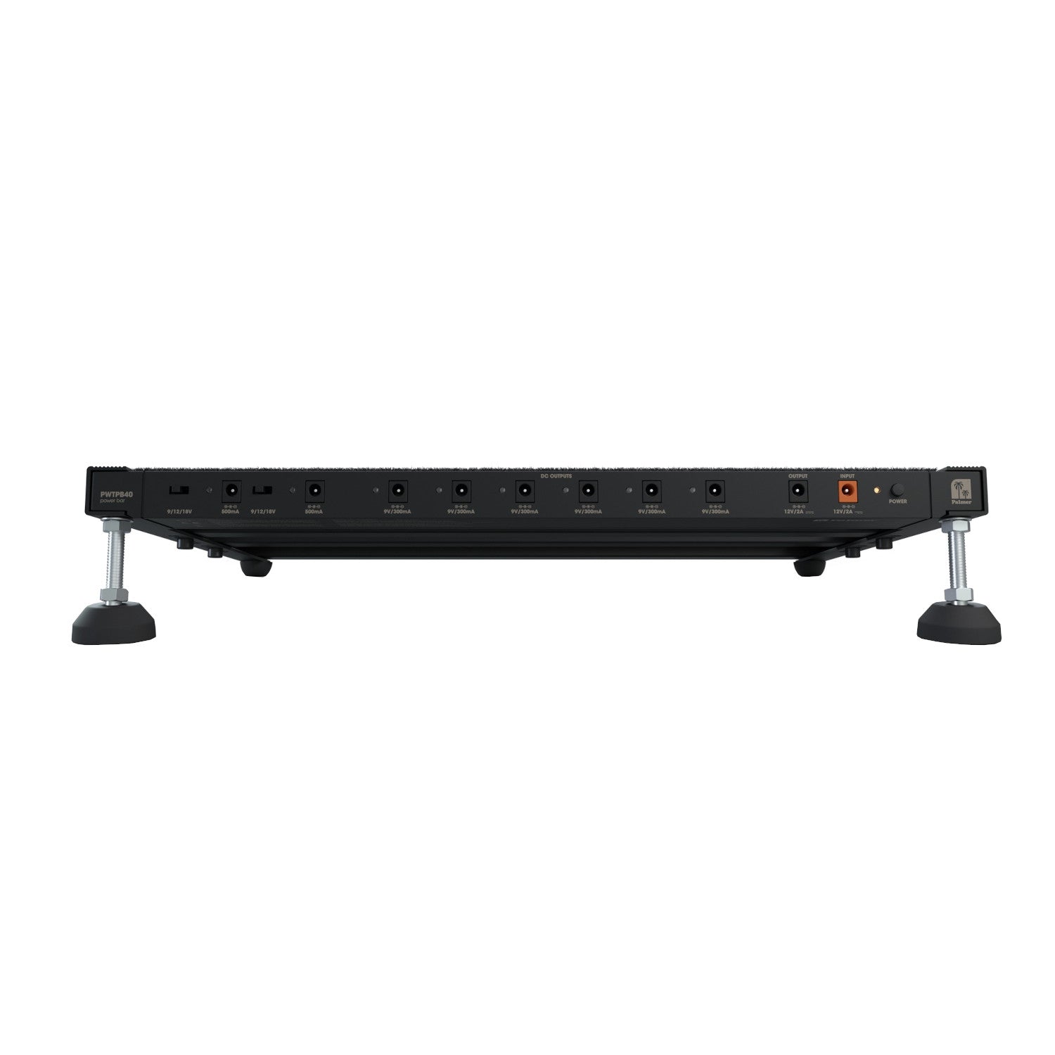 Palmer Pedalbay 40PB Pedalboard with WTPB40 Powerbar back