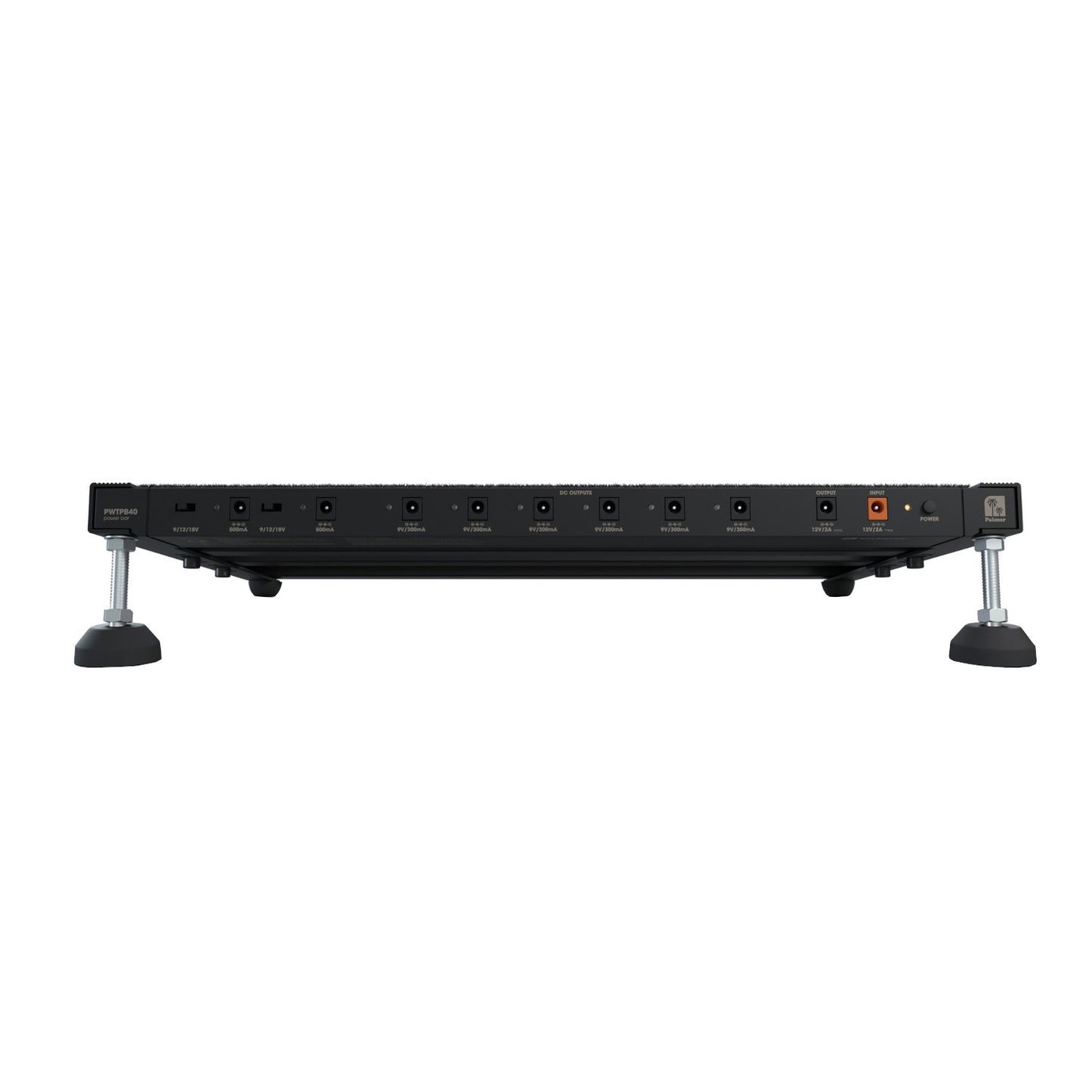 Palmer Pedalbay 40PB Pedalboard with WTPB40 Powerbar back