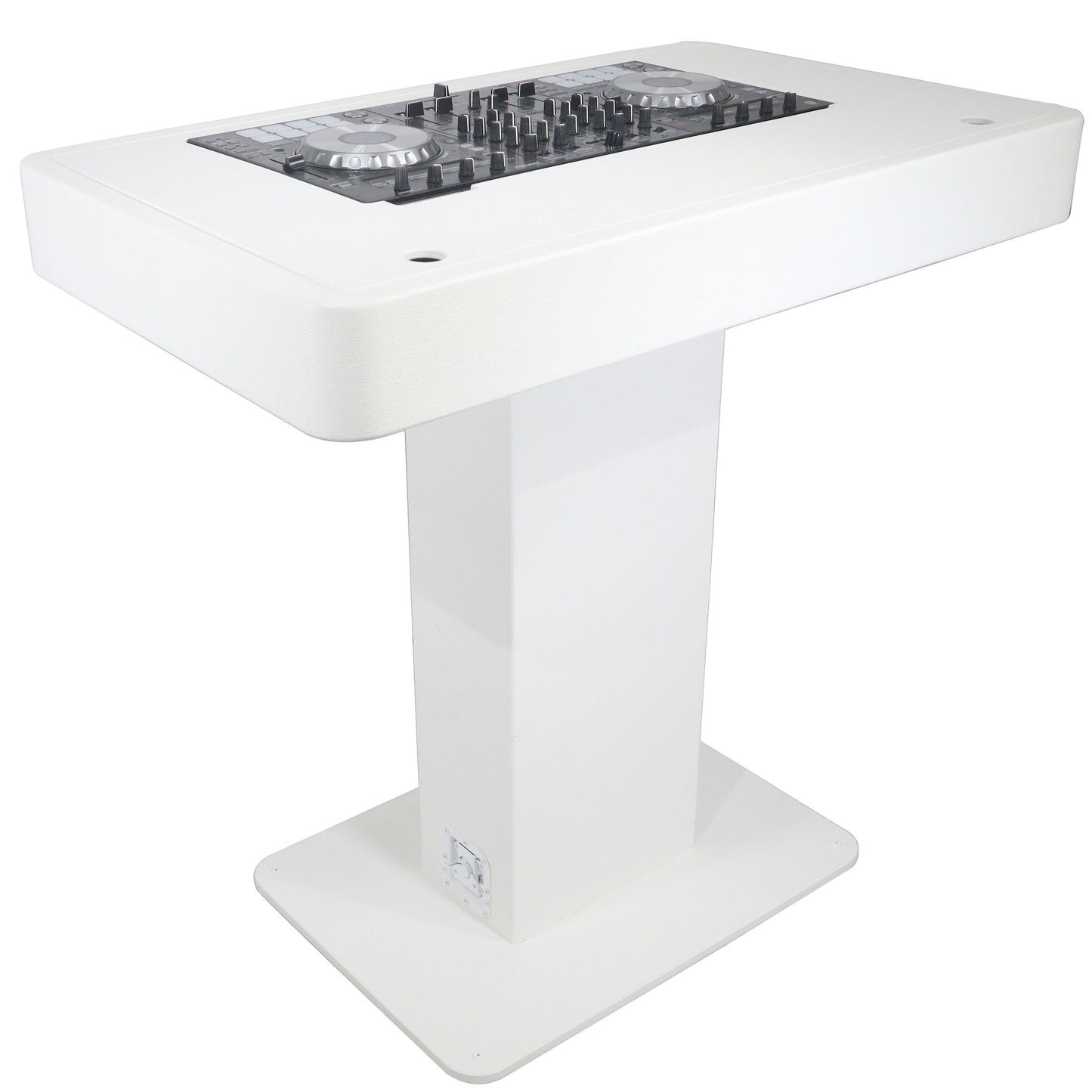 ProX Control Tower DJ Podium T-Shape Stand for Pioneer DDJ | White | With Road Case