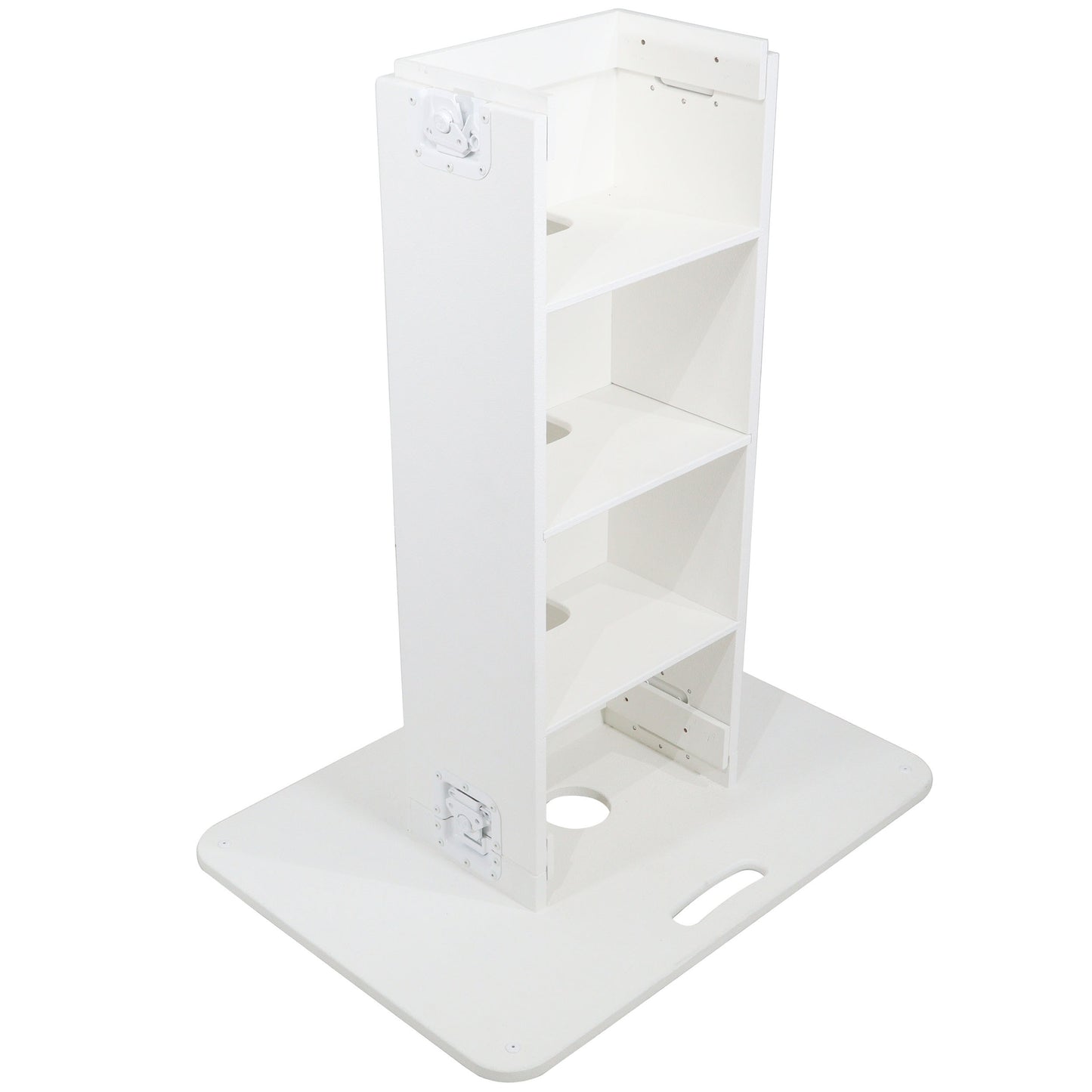 ProX Control Tower DJ Podium T-Shape Stand for Pioneer DDJ | White | With Road Case