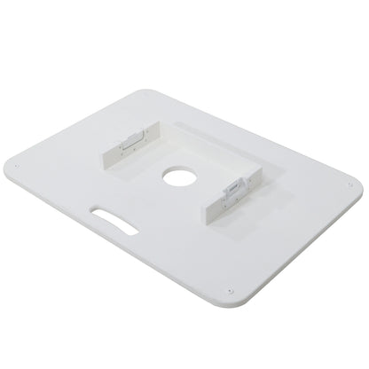 ProX Control Tower DJ Podium T-Shape Stand for Pioneer DDJ | White | With Road Case