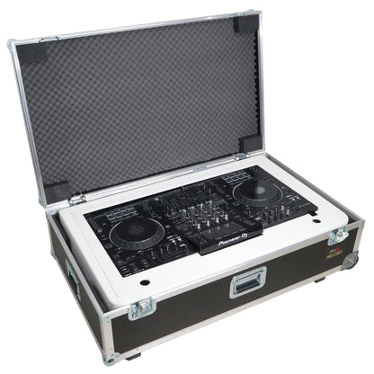 ProX Control Tower DJ Podium T-Shape Stand for Pioneer DDJ | White | With Road Case