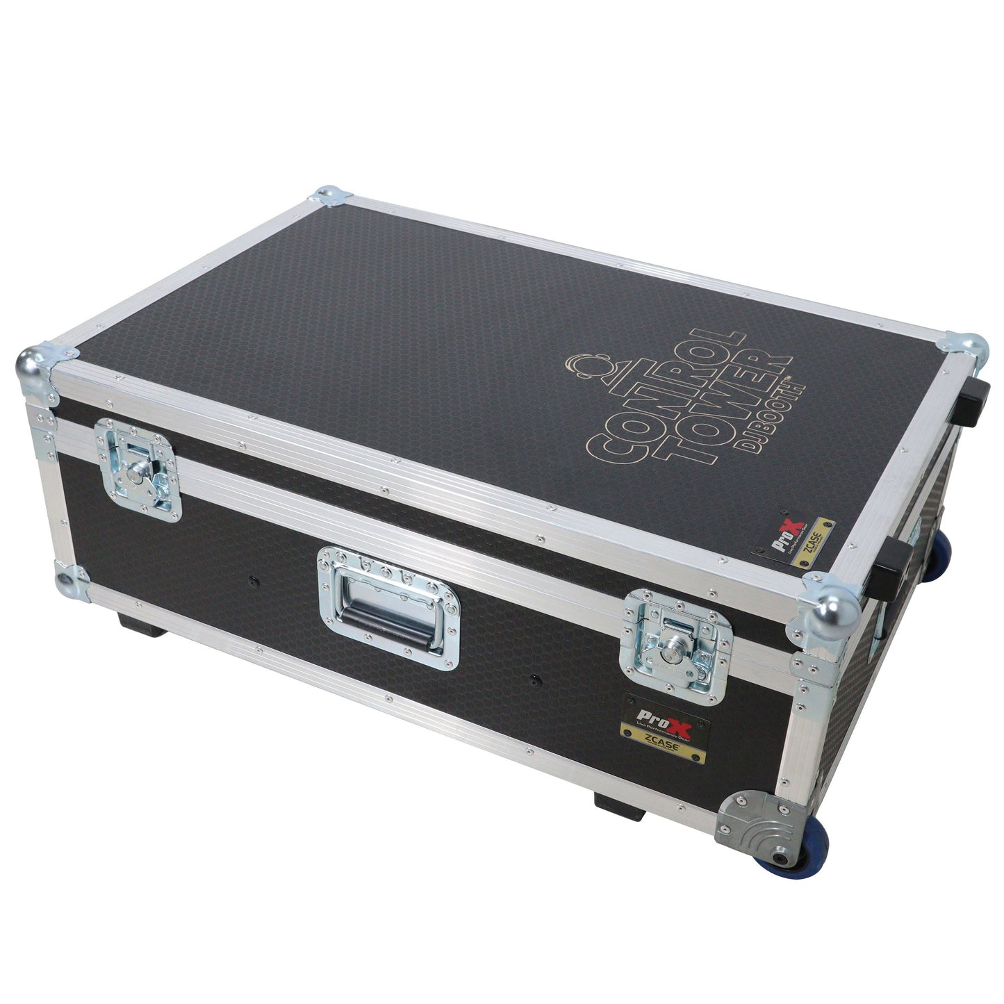 ProX Control Tower DJ Podium T-Shape Stand for Pioneer DDJ | White | With Road Case