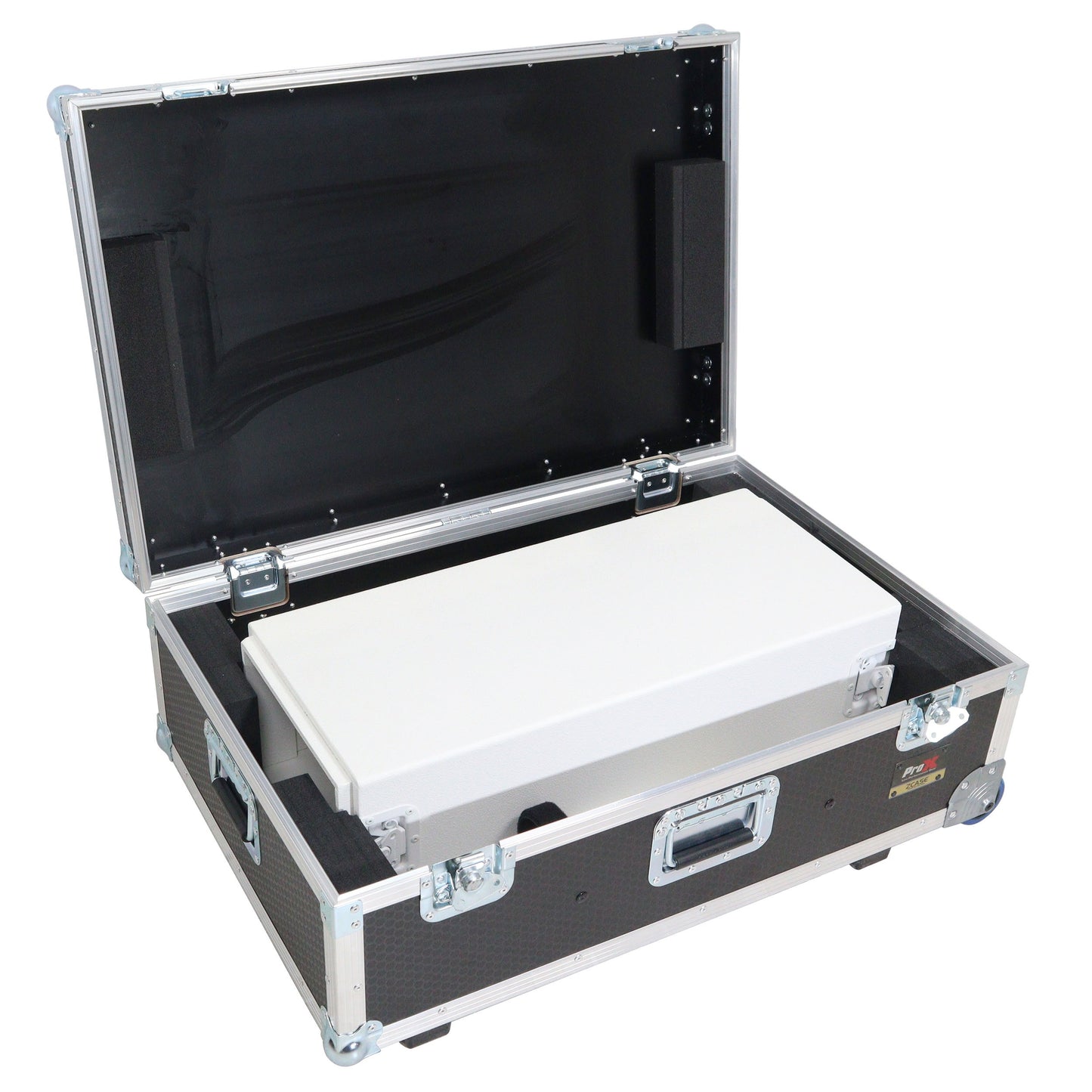 ProX Control Tower DJ Podium T-Shape Stand for Pioneer DDJ | White | With Road Case