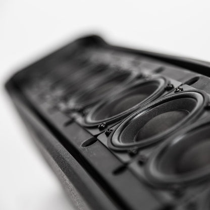 RCF EVOX J8 Powered Portable PA Speaker System top without grille detail 2