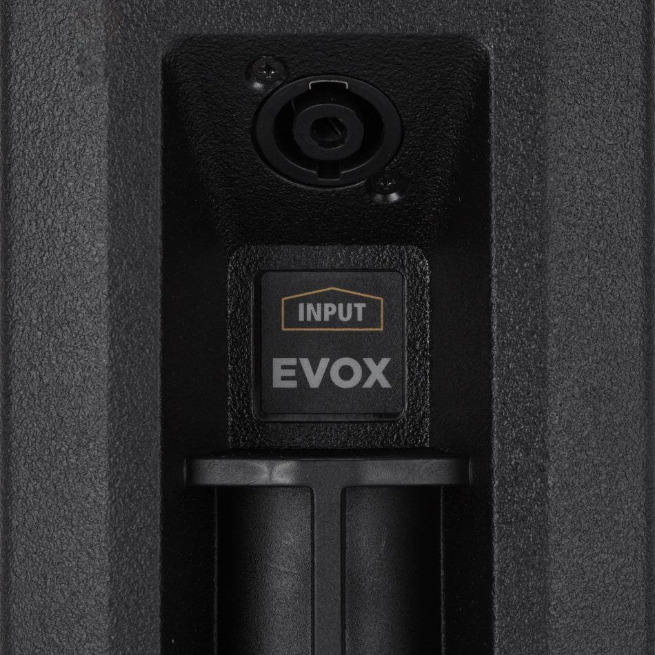 RCF EVOX J8 Powered Portable PA Speaker System bottom back panel