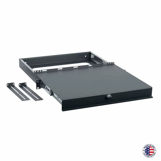 Lowell SLS Sliding 19" Rack Shelf With Stay-Open Latch