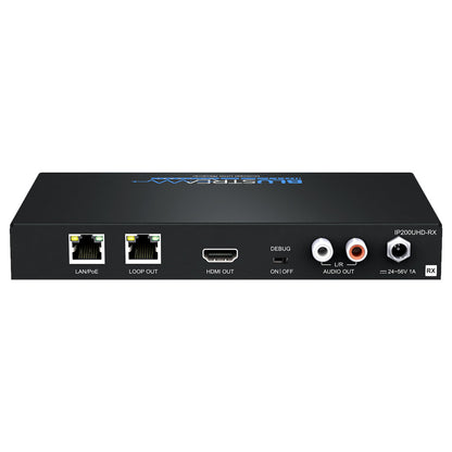 Blustream IP200UHD-RX HDMI over IP 4K Video Receiver back