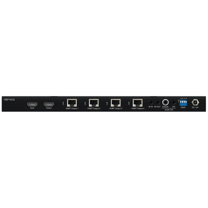 Blustream HSP14CS 4-Way 4K HDBaseT CSC Splitter - 70m back