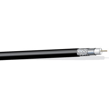 West Penn 6450BK1000 RG6/U 12 GHz HD-SDI Coaxial Video Cable