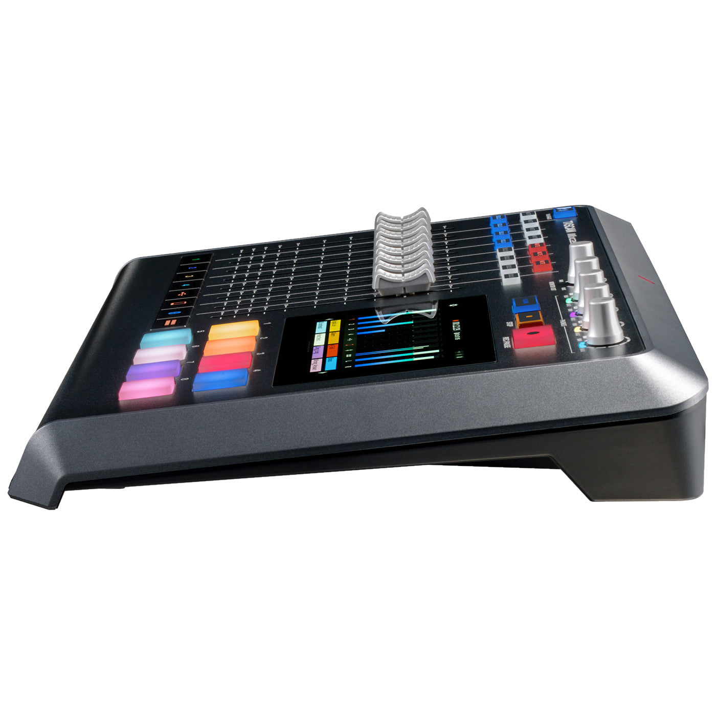 Tascam Mixcast 4 Podcast Station Recorder / USB Audio Interface left