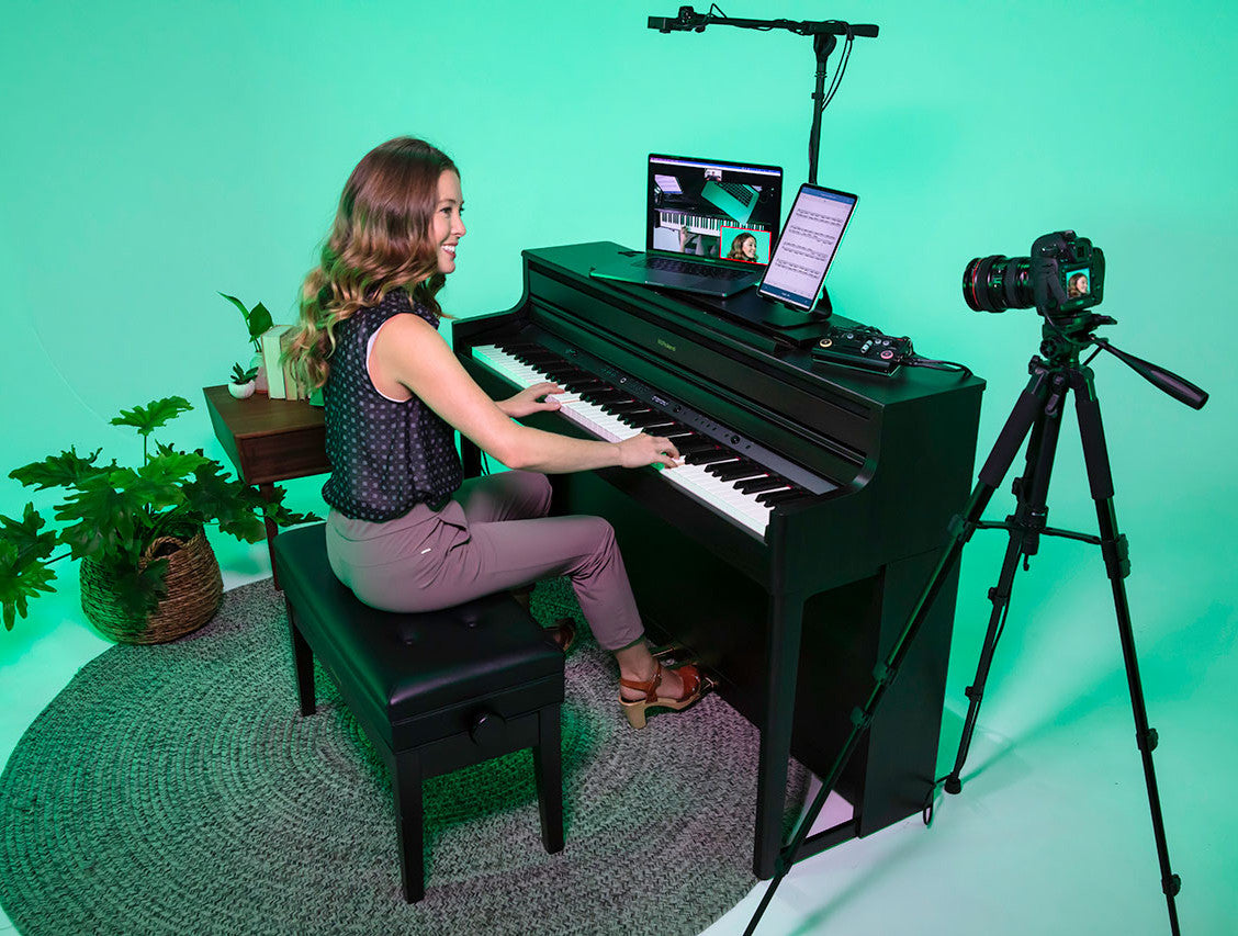 Roland V-02HD MK II Streaming Video Mixer livestreaming musician