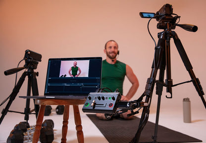 Roland V-02HD MK II Streaming Video Mixer livestreaming workout