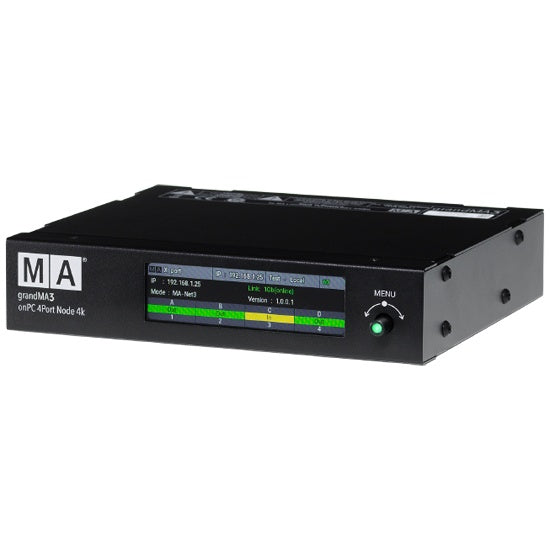 MA Lighting MA4023580 grandMA3 4Port Node DIN-Rail 4K