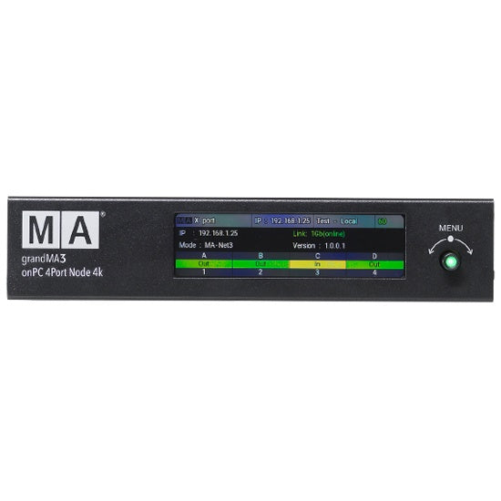 MA Lighting MA4023580 grandMA3 4Port Node DIN-Rail 4K
