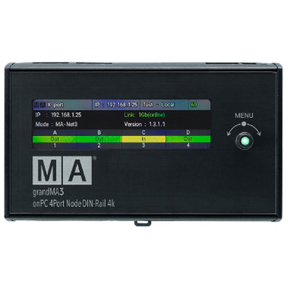 MA Lighting MA4023580 grandMA3 4Port Node DIN-Rail 4K