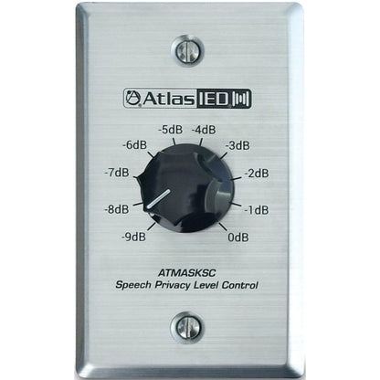 AtlasIED ATMASKSC Wall Plate Precision Stepped Attenuator