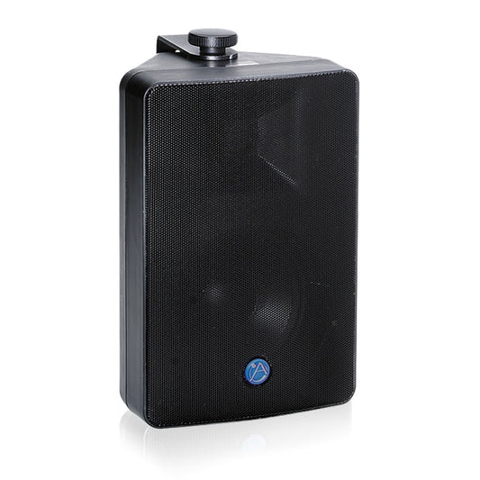 AtlasIED SM52TEN-B SM52TEN EN54-24 Certified 5.25" 2-Way All Weather Speaker with 30-Watt 70V/100V Transformer | Black
