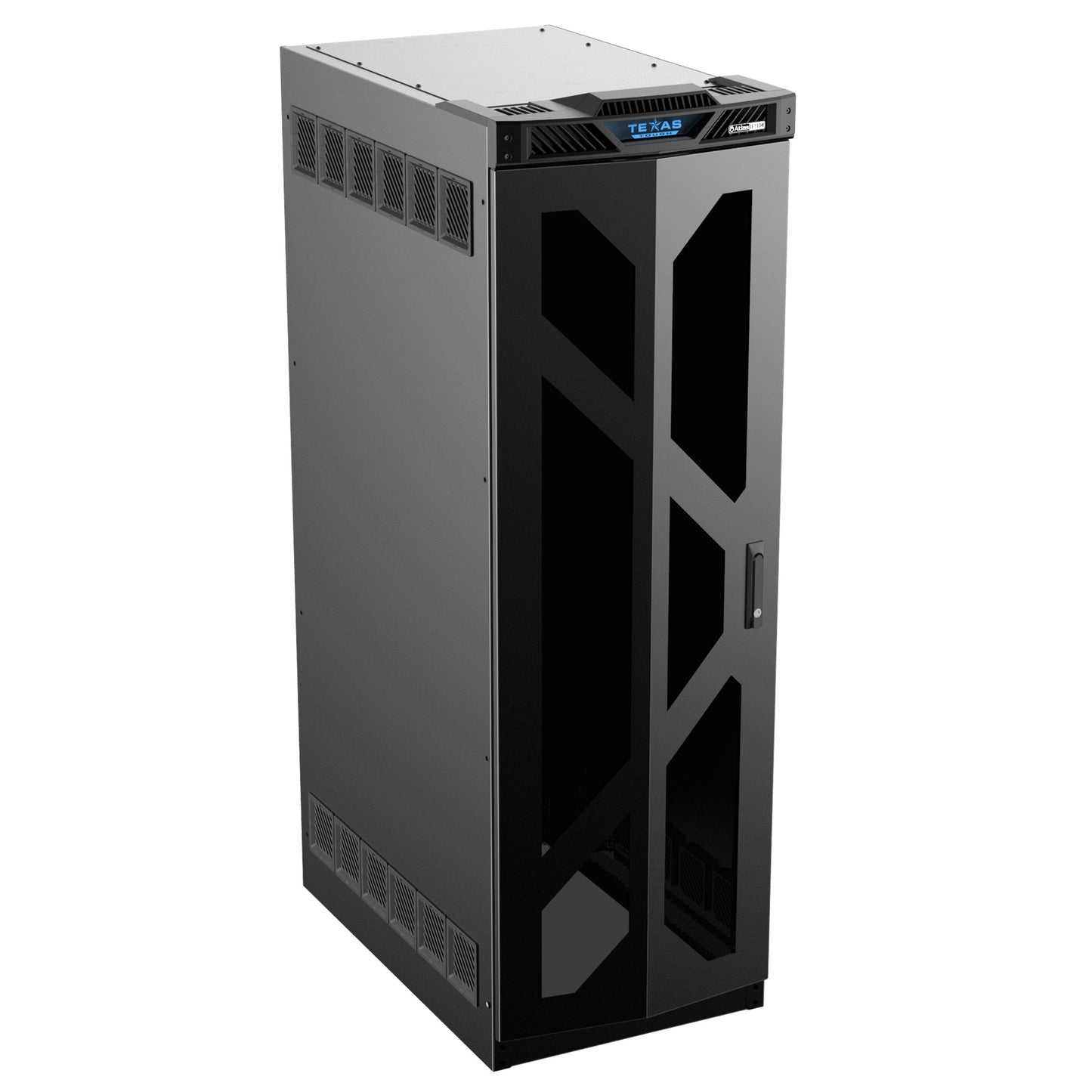 AtlasIED Texas Tough Equipment Rack 35RU USA-Made Gangable Install Rack | 35" | Acrylic Door