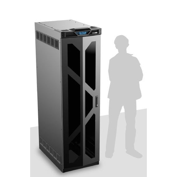 AtlasIED Texas Tough Equipment Rack 40RU Made in USA Install Cabinet | 30" | Perforated Door