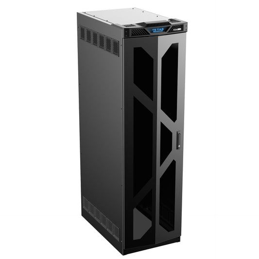 AtlasIED TT40-30V Texas Tough Equipment Rack 40 RU | 30" Deep | Perforated Door