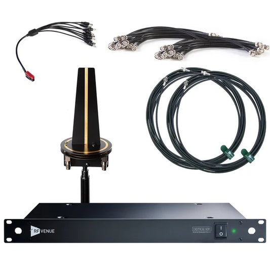 RF Venue D-OMNID9 Diversity Omni Antenna DISTRO9 Bundle