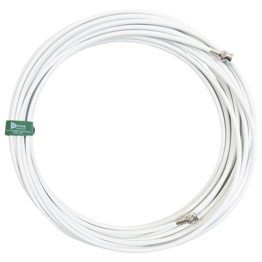 RF Venue WRG8X White Jacket Coaxial Cable