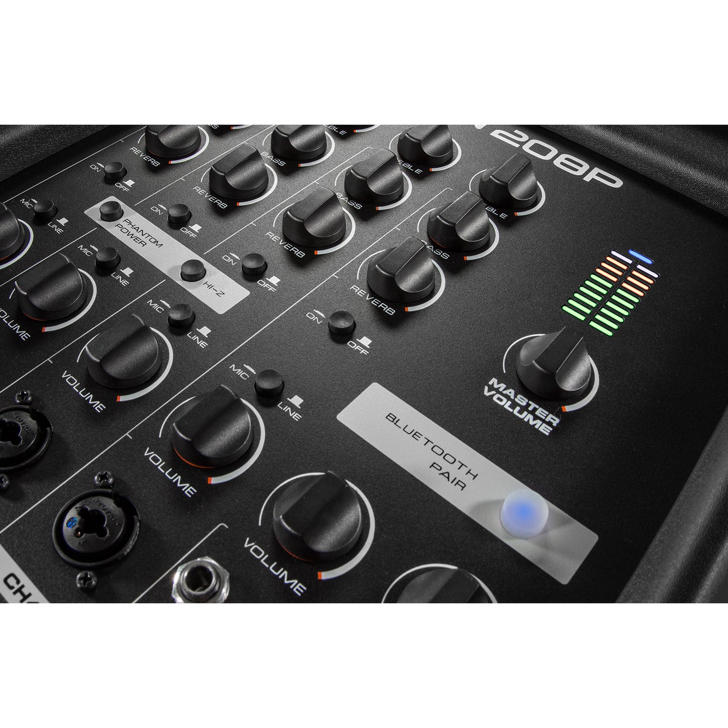 JBL EON208P Packaged 2-Way PA with 8-Channel Mixer and Bluetooth detail