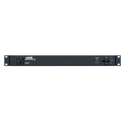 Lowell Rackmount Power Distribution Unit 1U AC Power Strip | 9 Outlets | 20A | Surge Suppression, Guarded Switch, All Switched