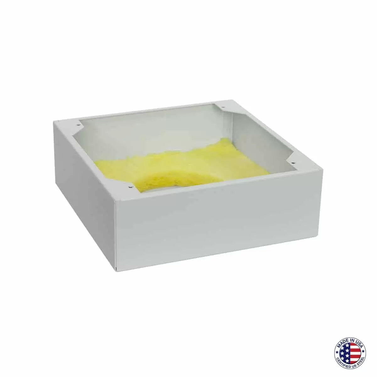Lowell Steel Enclosure for 8" Speaker, Surface Mount | 16-gauge galvanized steel