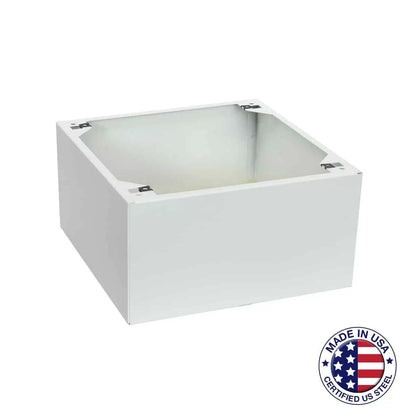 Lowell Steel Enclosure for 8" Speaker, Surface Mount | 11.50" × 11.50" × 6.00"